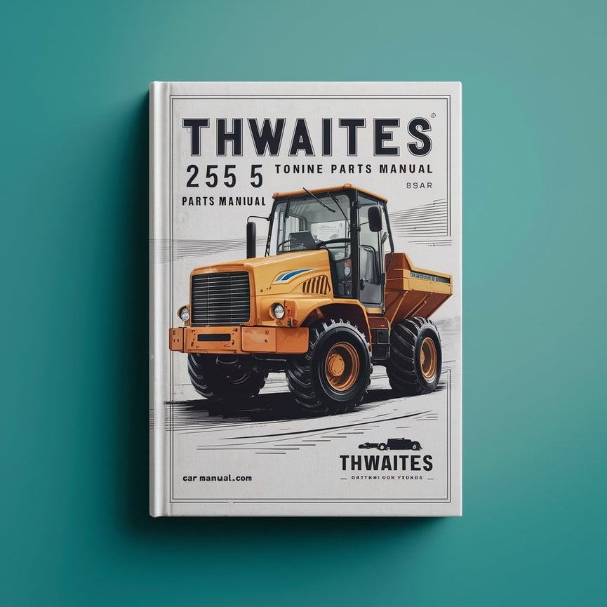 Manual de piezas del dumper Thwaites 255 de 5 toneladas