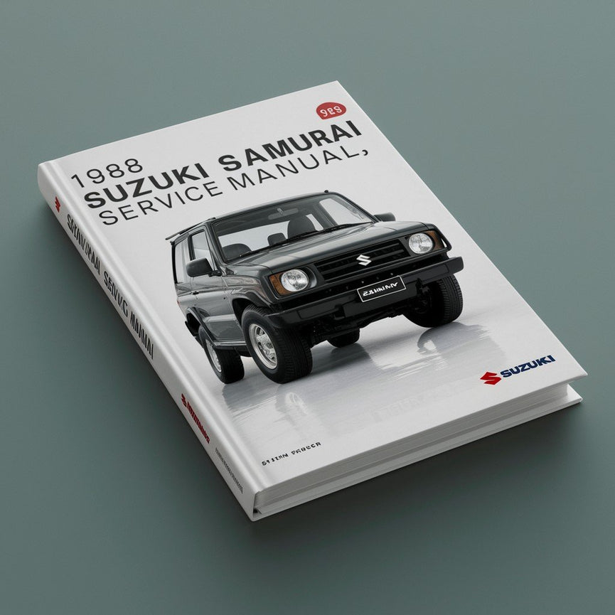 Téléchargement PDF du manuel d'entretien Suzuki Samurai 1988