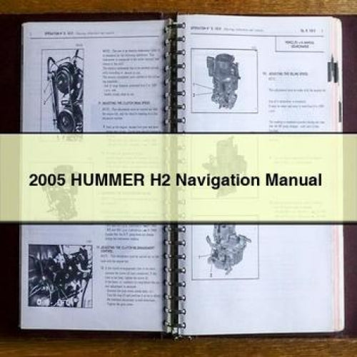 Téléchargement PDF du manuel de navigation HUMMER H2 2005