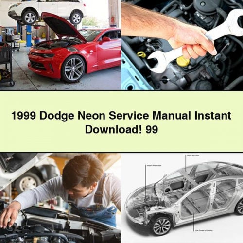 Téléchargement instantané du manuel d'entretien Dodge Neon 1999 99 PDF