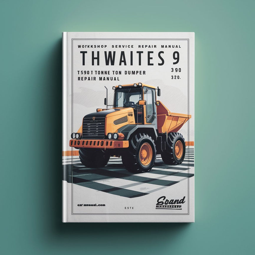 Manual de reparación y servicio del dumper Thwaites 9 de 390 toneladas