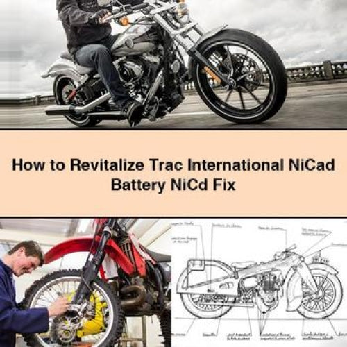 Comment revitaliser la batterie NiCad de Trac International NiCd Fix