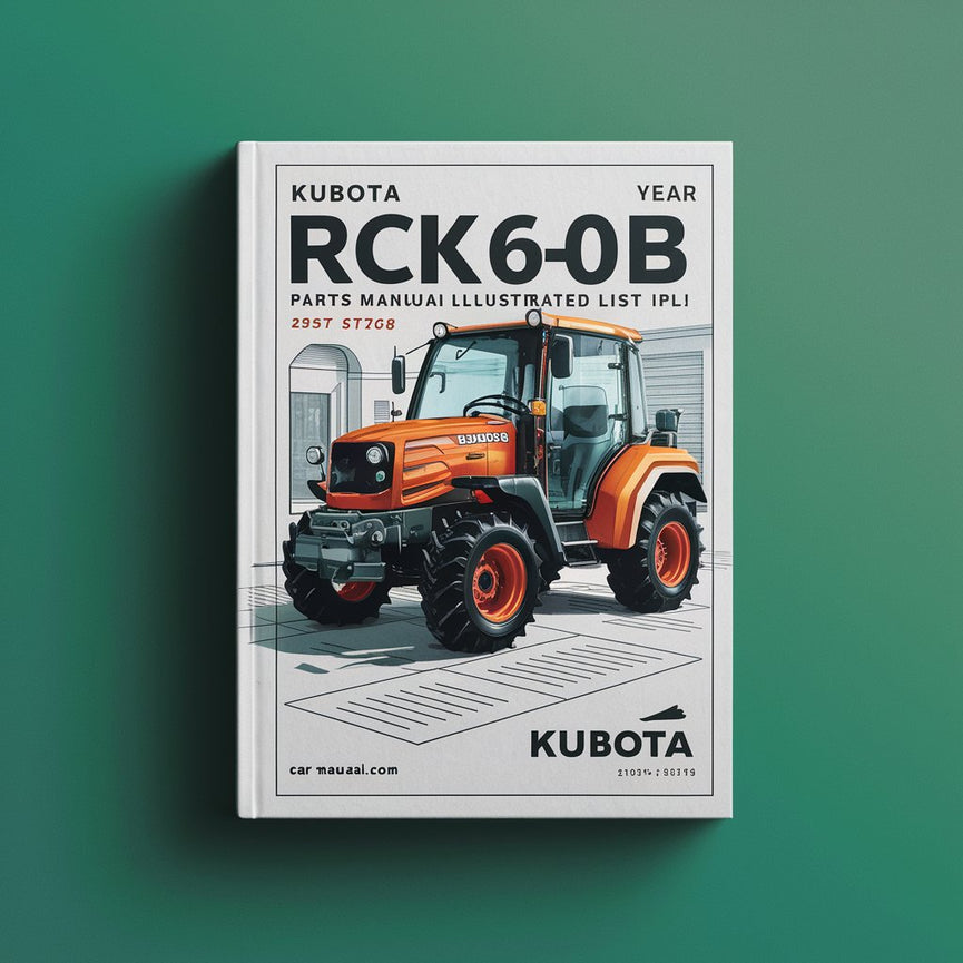 Manuel des pièces détachées KUBOTA RCK60B Liste ILLUSTRÉE Téléchargement PDF IPL