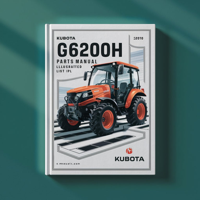 KUBOTA G6200H Parts Manual ILLUSTRATED List IPL PDF Download