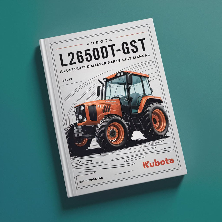 Manual ilustrado de la lista maestra de piezas del tractor Kubota L2650DT-GST