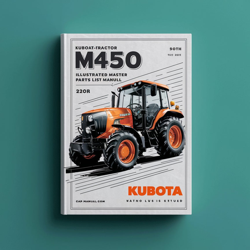 Manual ilustrado de la lista maestra de piezas del tractor Kubota M4500