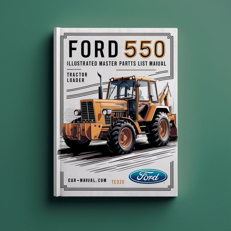 Ford 550 Illustrated Master Parts List Manual Tractor Loader Backhoe TLB PDF Download