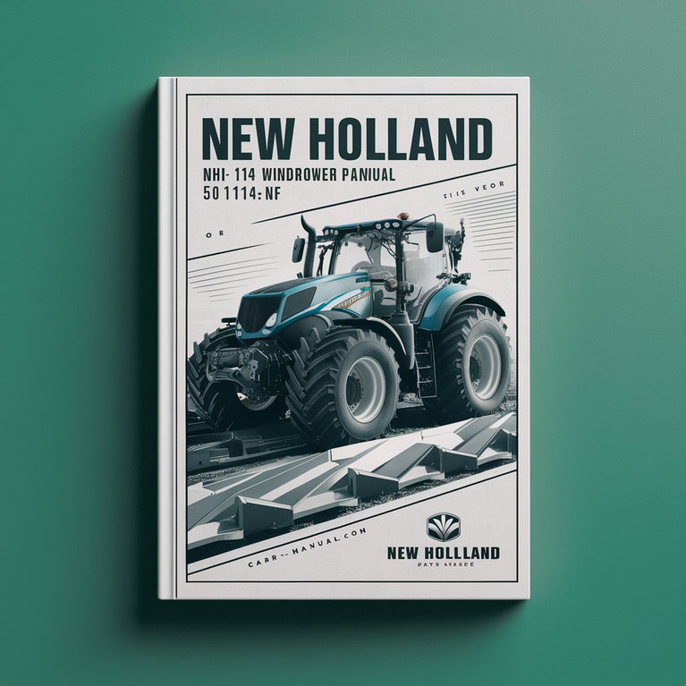 Manual de piezas de la segadora de hileras New Holland NH 114 5011414NF