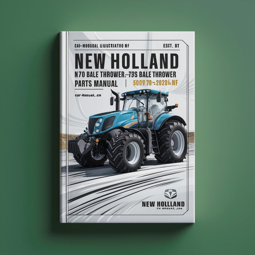 Manual de piezas del lanzador de pacas New Holland NH 70 y del lanzador de pacas hidráulico 75 5007026NF