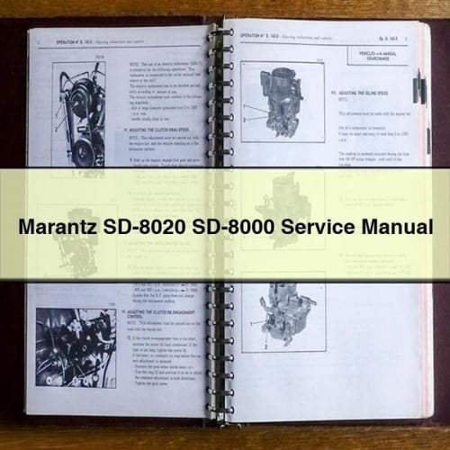 Marantz SD-8020 SD-8000 Service Manual PDF Download