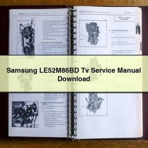 Télécharger le manuel de service du téléviseur Samsung LE52M86BD en format PDF