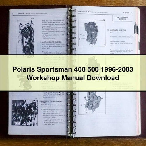 Polaris Sportsman 400 500 1996-2003 Workshop Manual Download PDF