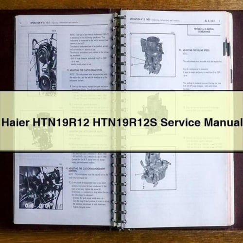 Haier HTN19R12 HTN19R12S Service Manual PDF Download