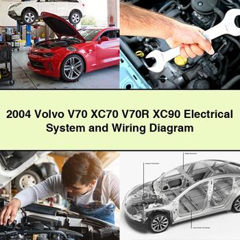 2004 Volvo V70 XC70 V70R XC90 Electrical System and Wiring Diagram