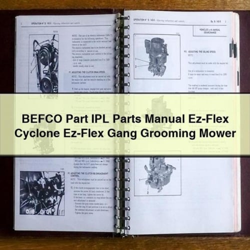 BEFCO Part IPL Parts Manual Ez-Flex Cyclone Ez-Flex Gang Grooming Mower PDF Download