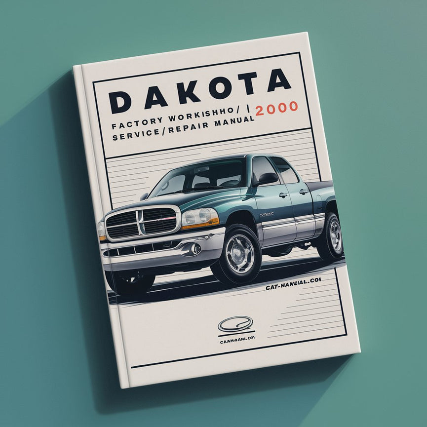 Manual de taller, servicio y reparación de fábrica de Dodge Dakota para el año 2000