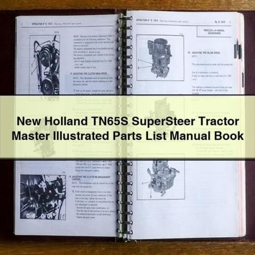 Manual ilustrado de la lista de piezas del tractor New Holland TN65S SuperSteer