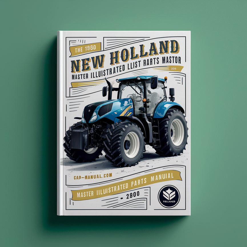 New Holland TN75D DELUXE Tractor Master Illustrated Parts List Manual Book PDF Download