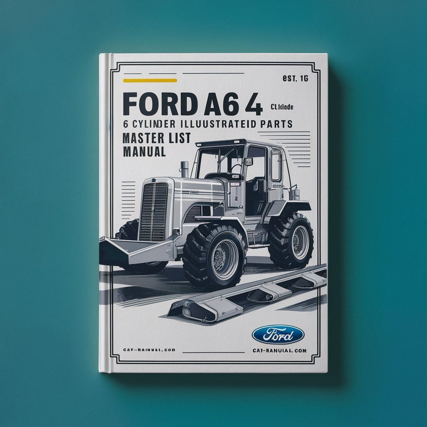 Manual ilustrado de la lista de piezas del cargador de ruedas Ford A64 de 6 CILINDROS