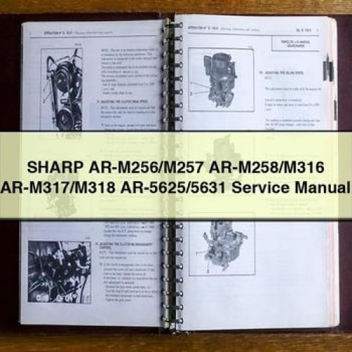 SHARP AR-M256/M257 AR-M258/M316 AR-M317/M318 AR-5625/5631 Service Manual PDF Download