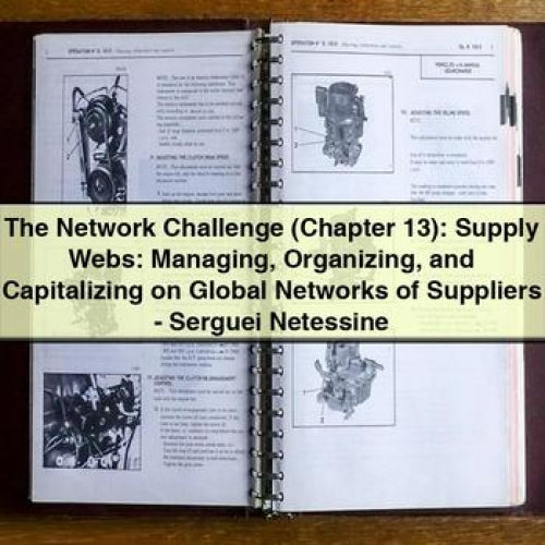 The Network Challenge (Chapter 13): Supply Webs: Managing Organizing and Capitalizing on Global Networks of Suppliers - Serguei Netessine