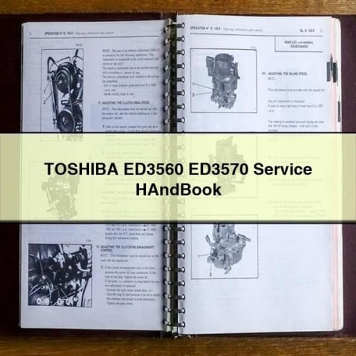 TOSHIBA ED3560 ED3570 Service HAndBOOK