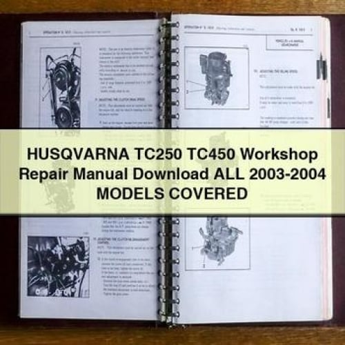 HUSQVARNA TC250 TC450 Workshop Repair Manual Download All 2003-2004 ModelS COVERED PDF