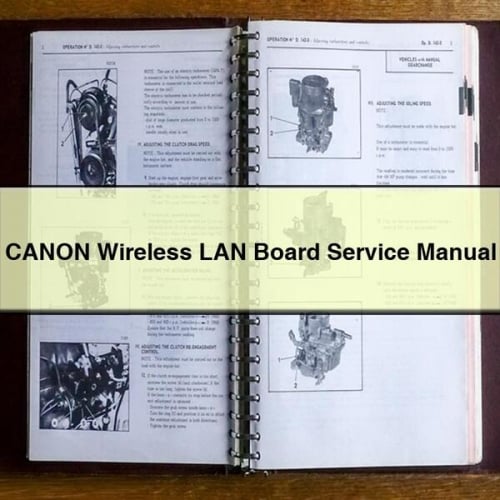 CANON Wireless LAN Board Service Manual PDF Download