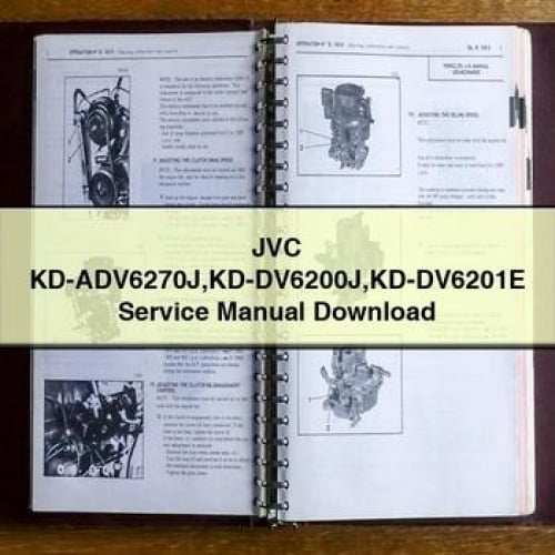 JVC KD-ADV6270J KD-DV6200J KD-DV6201E Service Manual Download PDF