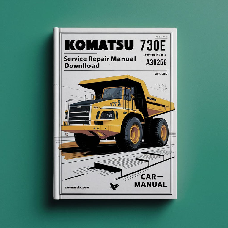 Manual de servicio y reparación del camión volquete Komatsu 730E A30260