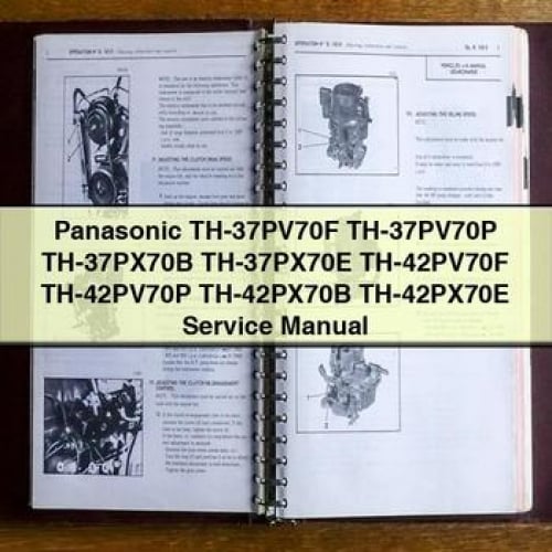 Panasonic TH-37PV70F TH-37PV70P TH-37PX70B TH-37PX70E TH-42PV70F TH-42PV70P TH-42PX70B TH-42PX70E Service Manual PDF Download