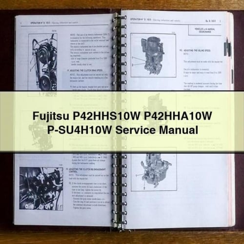 Fujitsu P42HHS10W P42HHA10W P-SU4H10W Service Manual PDF Download