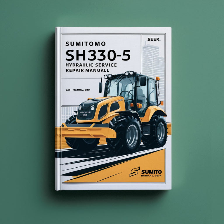 Manual de servicio y reparación de la excavadora hidráulica SUMITOMO SH330-5