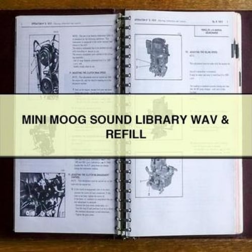 MINI MOOG SOUND LIBRARY WAV & REFILL