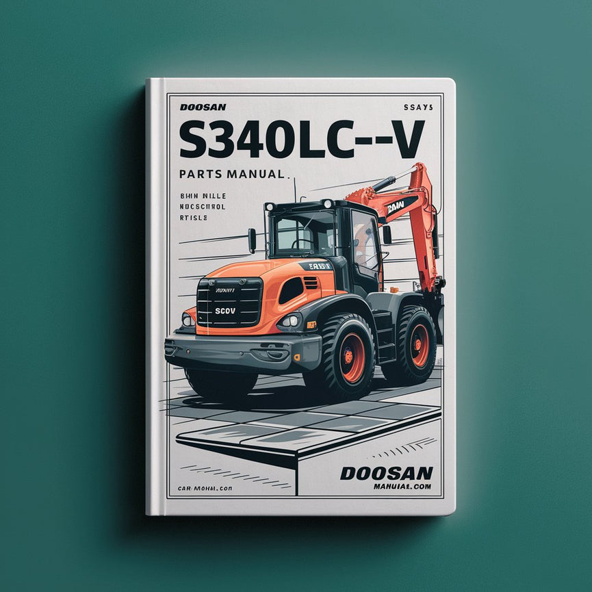 Manual de piezas de la excavadora DOOSAN S340LC-V -