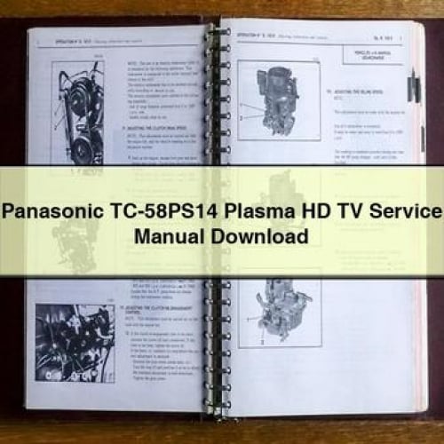 Panasonic TC-58PS14 Plasma HD TV Service Manual Download PDF