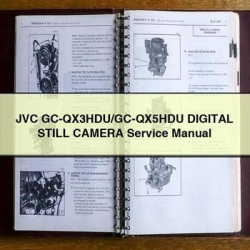 JVC GC-QX3HDU/GC-QX5HDU Digital STILL CAMERA Service Manual PDF Download