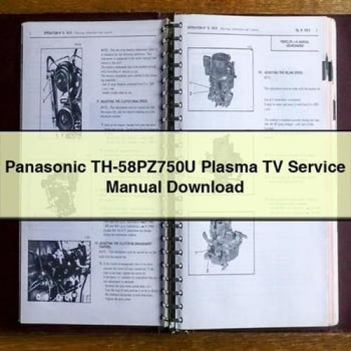 Panasonic TH-58PZ750U Plasma TV Service Manual Download PDF