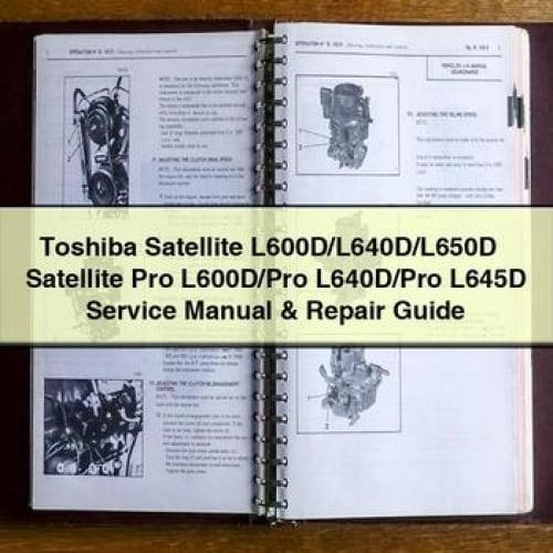 Toshiba Satellite L600D/L640D/L650D + Satellite Pro L600D/Pro L640D/Pro L645D Service Manual & Repair Guide PDF Download