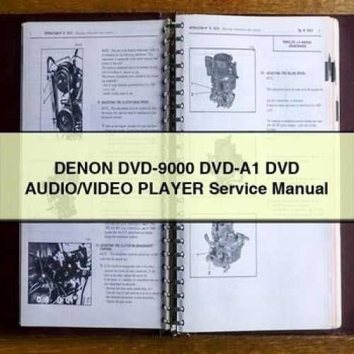 DENON DVD-9000 DVD-A1 DVD AUDIO/Video Player Service Manual PDF Download