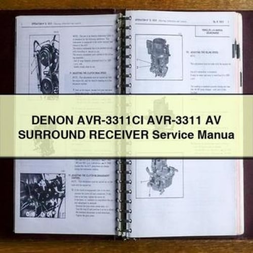 DENON AVR-3311CI AVR-3311 AV SURROUND Receiver Service Manua