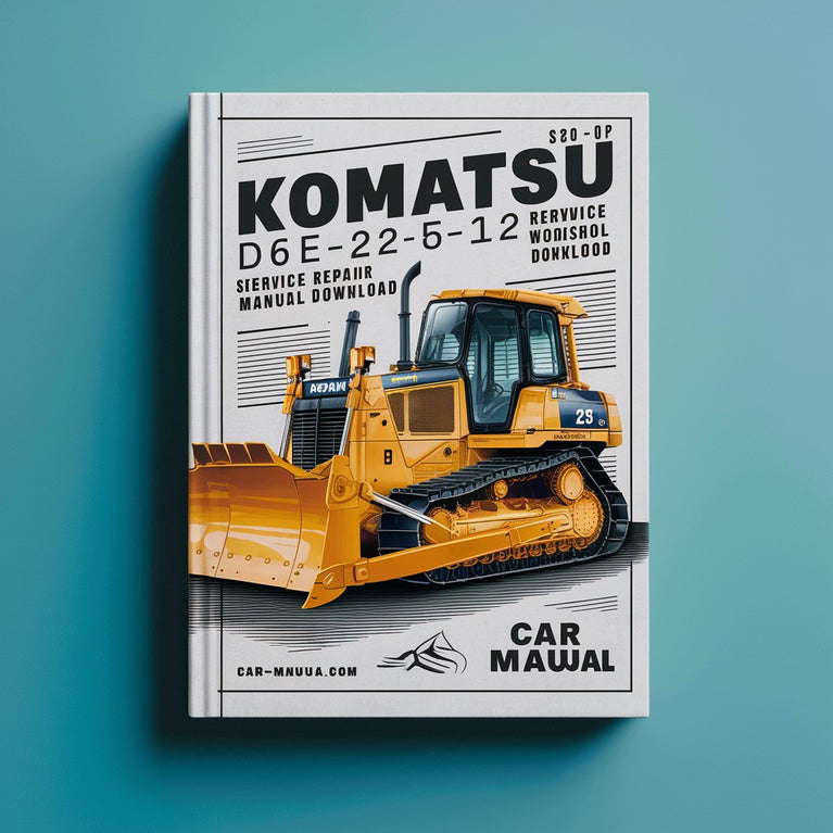 Manual de taller y reparación de excavadoras Komatsu D65E-12 D65P-12 D65EX-12 D65PX-12 (número de serie: 60001 y posteriores)