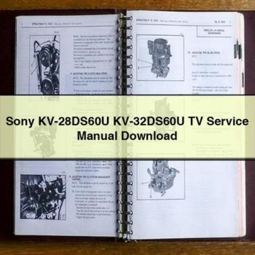 Sony KV-28DS60U KV-32DS60U TV Service Manual Download PDF