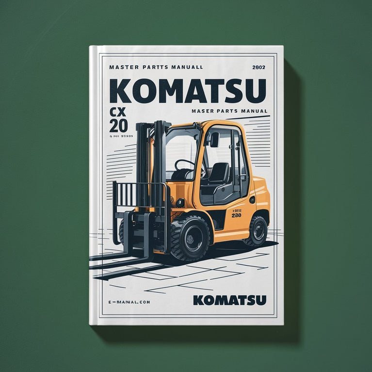 Komatsu CX 20 Forklift Master Parts Manual PDF Download