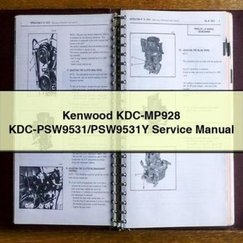 Kenwood KDC-MP928 KDC-PSW9531/PSW9531Y Service Manual PDF Download