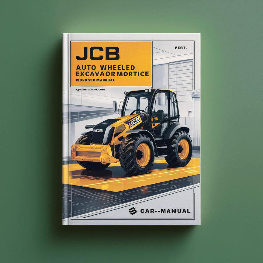 Manuel d'atelier de réparation et d'entretien de la pelle sur pneus automatique JCB JS175W