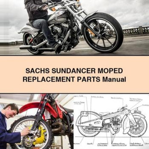 SACHS SUNDANCER MOPED Replacement Parts Manual PDF Download