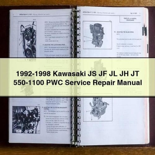 1992-1998 Kawasaki JS JF JL JH JT 550-1100 PWC Service Repair Manual Download PDF