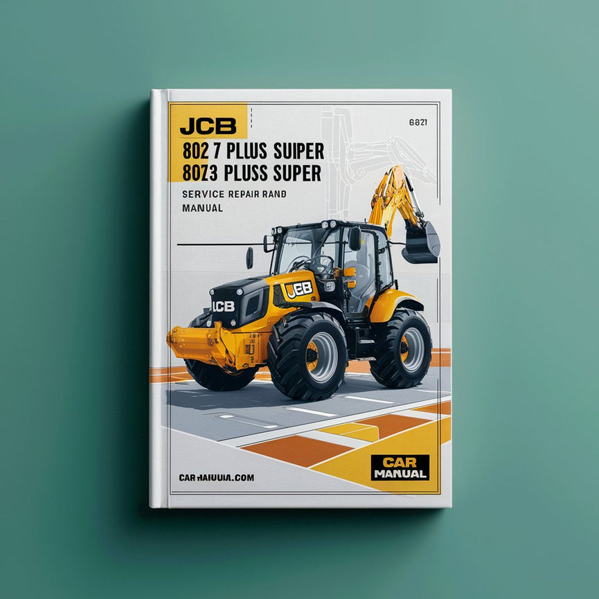 Manual de servicio y reparación de miniexcavadoras JCB 802.7 plus 802.7 super 803 plus 803 super 804 plus 804 super