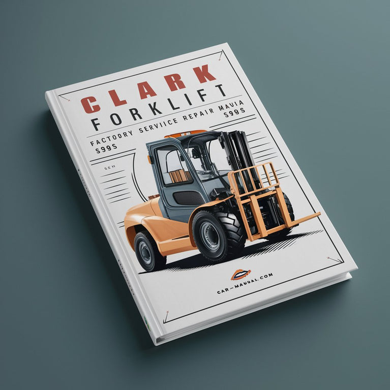 CLARK FORKLIFT Factory Service Repair Manual SM-598S PDF Download